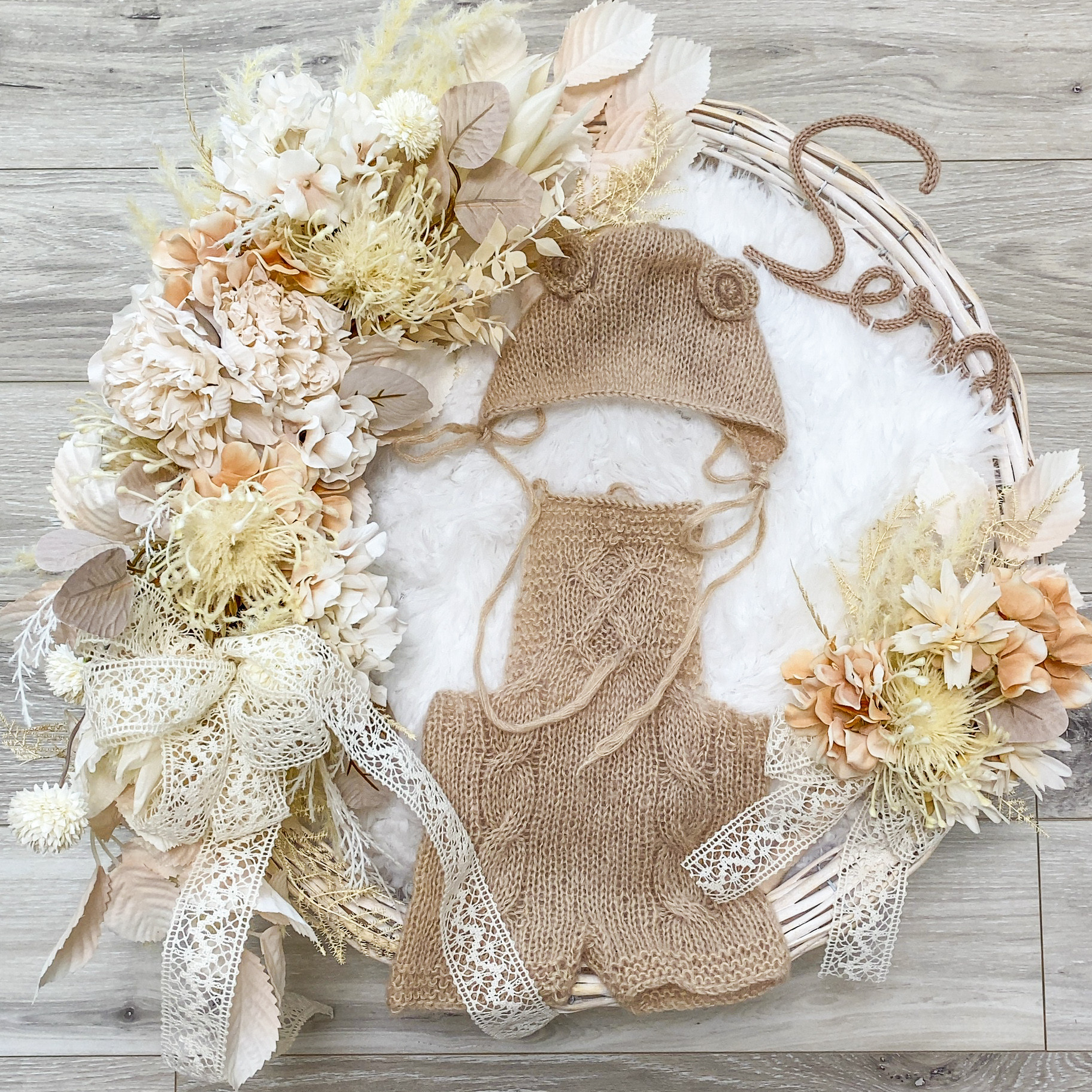 ニューボーンフォト　レンタル　おうちスタジオ　おうちフォト　撮影小物　セルフ撮影　新生児　ウールレター　タペストリー