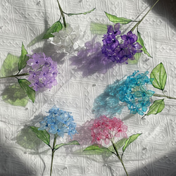 365日愛され紫陽花♡涼しげで透明感のある枯れない紫陽花