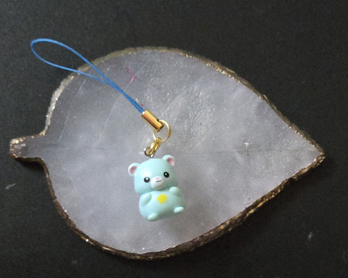 ハンドメイド】青いクマ キーホルダー 携帯ストラップ マンボウ 通販