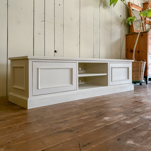 輸入住宅向けテレビボード フランスアンティーク調家具 ローボード AV