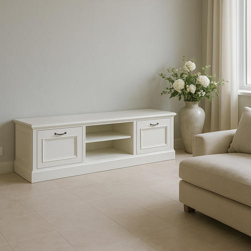 輸入住宅向けテレビボード フランスアンティーク調家具 ローボード AV