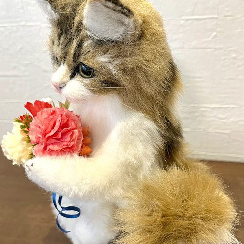 ノルウェージャンフォレストキャット 猫 母の日 ギフト インテリア