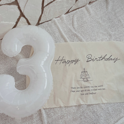 ナンバーバルーン　ビックナンバーバルーン　数字バルーン　誕生日バルーン 5枚目の画像