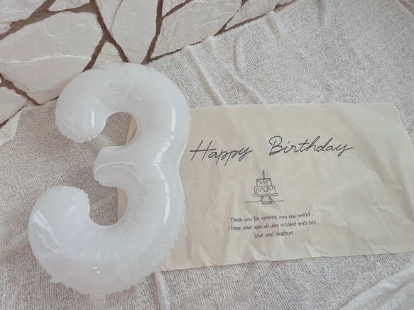 ナンバーバルーン　ビックナンバーバルーン　数字バルーン　誕生日バルーン 5枚目の画像