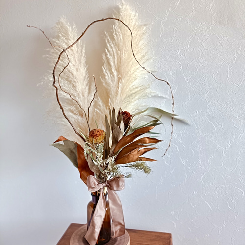 パンパスグラス ドライフラワー パンパスグラス(ドライフラワー)10piece＊2color | MeROOM
