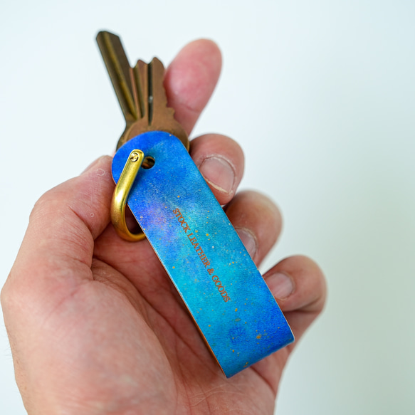 COMPACT KEY CASE [ 宇宙 ] コンパクトキーケース 銀河 星空 5枚目の画像