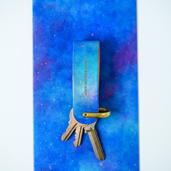 COMPACT KEY CASE [ 宇宙 ] コンパクトキーケース 銀河 星空 1枚目の画像