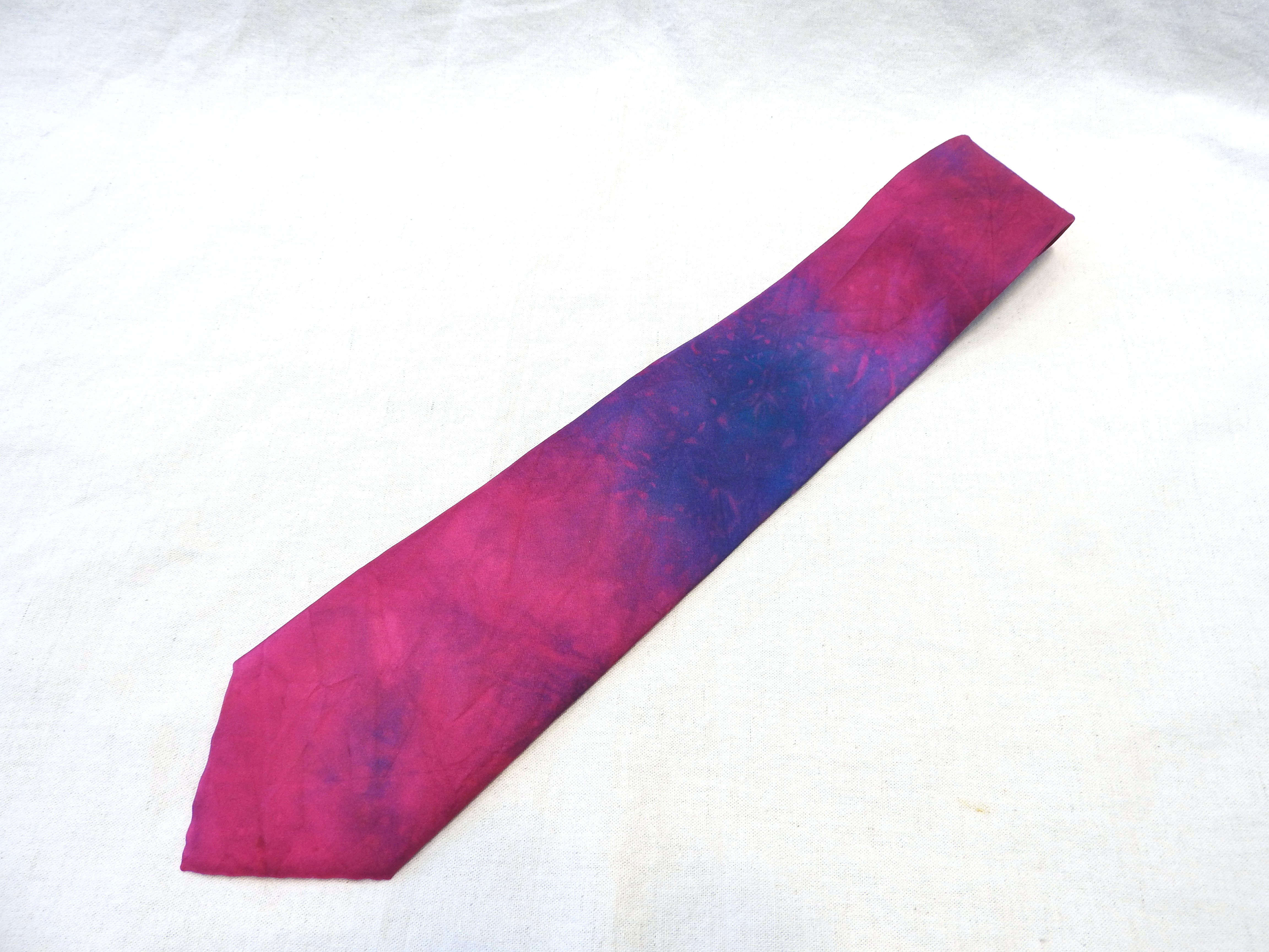 渚絞り染シルクネクタイ