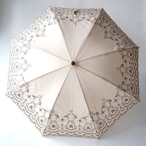刺繍傘 日傘・雨傘兼用 日本製 綿 麻 手作業 楽天市場】【SALE】SUR MER シュールメール麻刺繍 輪っか水玉