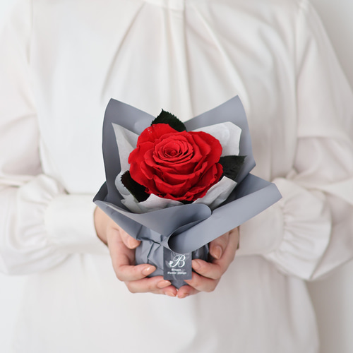 プリザーブドフラワー ギフト 花束 ブーケ バラ 赤 プレゼント 記念日