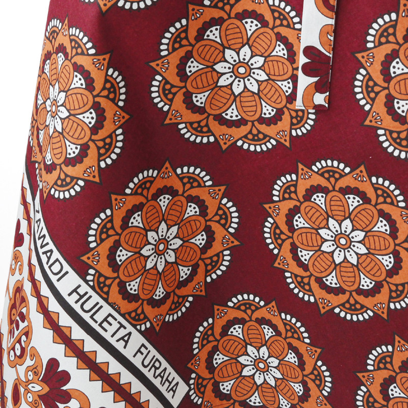 カンガの巻きスカート（ アフリカ布スカート ）ラップスカート ロングスカート 送料込み2026