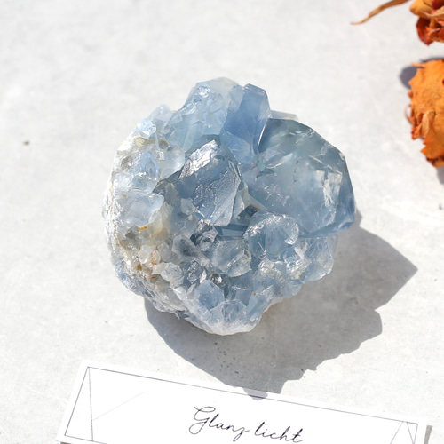 ミニ セレスタイト クラスター天青石 天使の石 鉱物 天然石 安眠 癒し