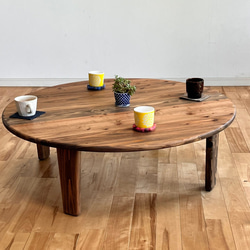 87 サイドテーブル ソロキャンプ テーブル 杉 無垢材 国産杉の無垢材でつくるキャンプテーブル】折り畳み サイドテーブル