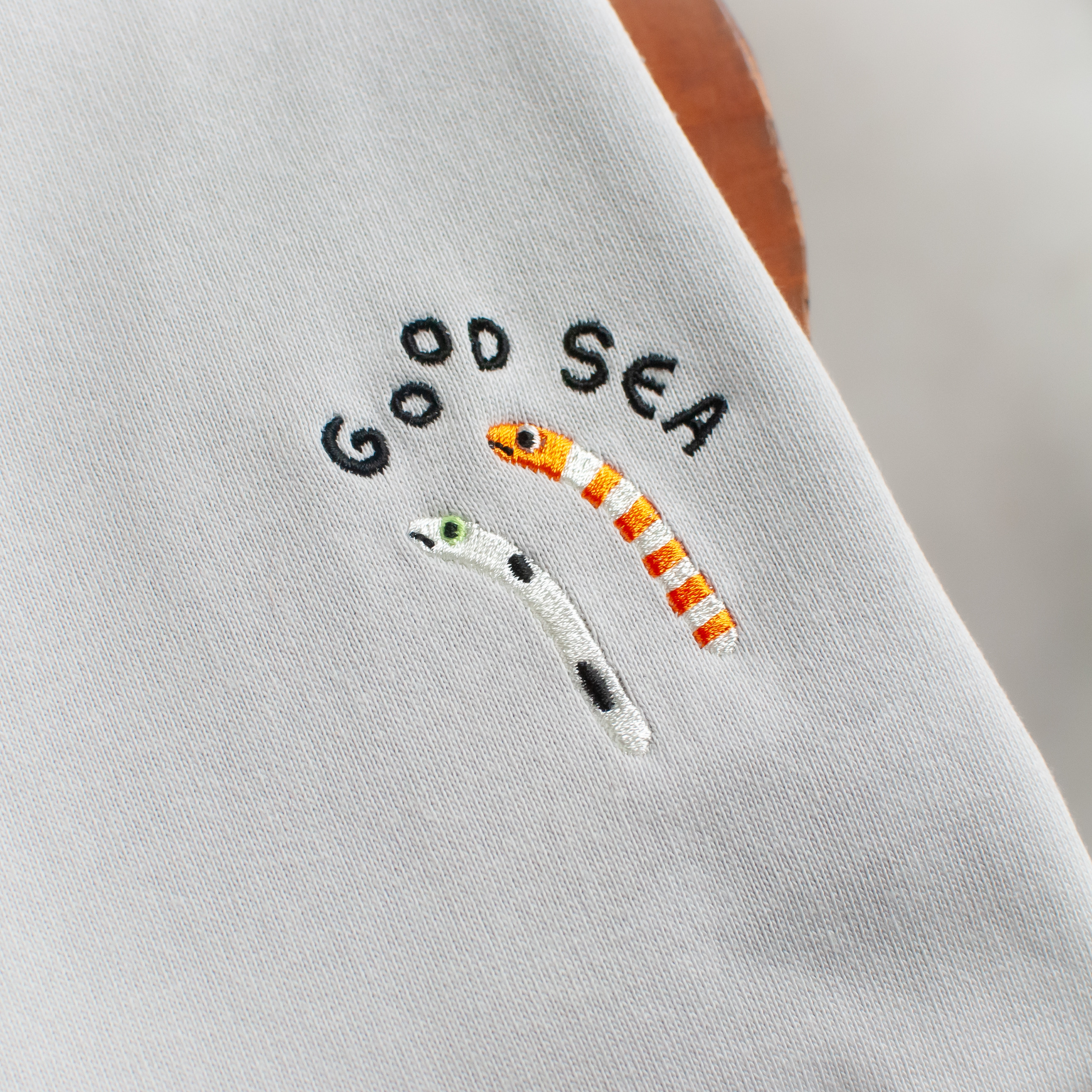 チンアナゴ　ビッグシルエットTシャツ