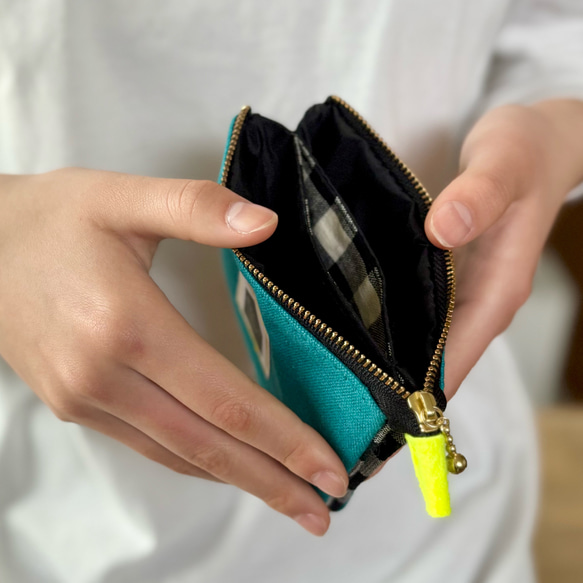 ミチガエル # 47 トリプルポケットミニミニポーチ その他ミニ財布