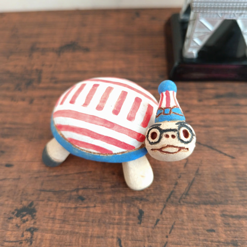 大阪っぽい柄のカメ その他置物 kuu 通販 19192866｜Creema(クリーマ)