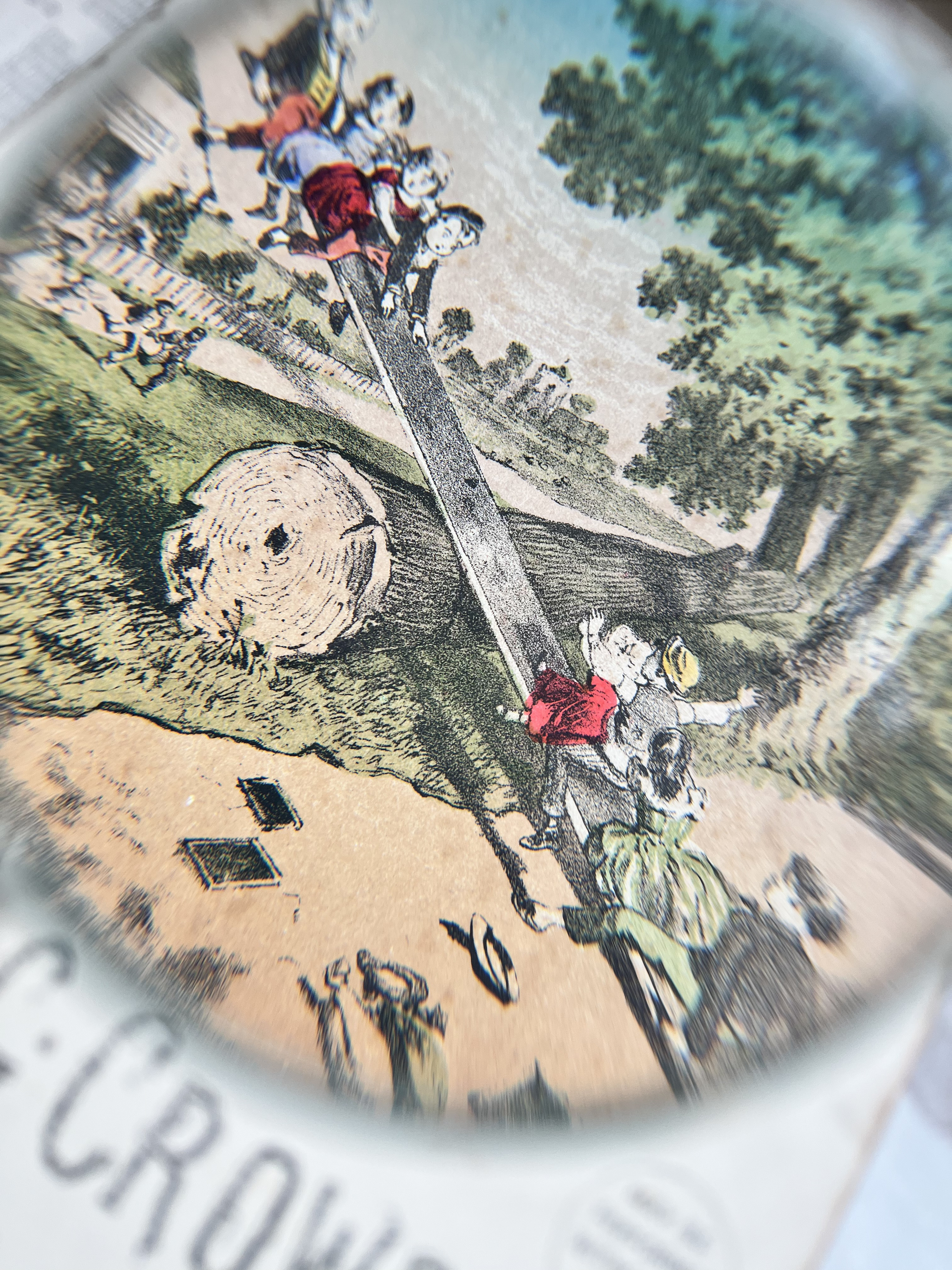 英国で出会った♪1880年代 アンティークの大判の楽譜　「SEE-SAW WALTZ 」8枚16ページ