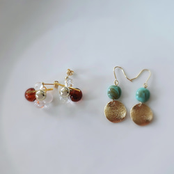 夏の福袋 人気作品2点セット｜and story ピアス / イヤリング ターコイズ べっ甲 6枚目の画像