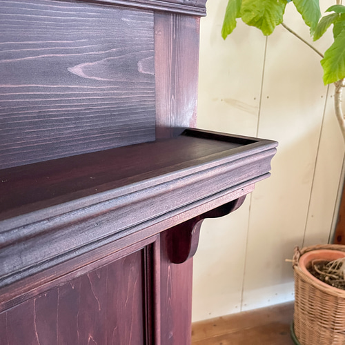 ネイルサロン向けレジカウンター（W1200ピンクベージュ）受付