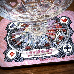 木製コースター(GOTHIC ALICE WONDERLAND) 3枚目の画像