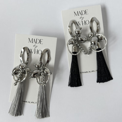 TOGA タッセルピアス TOGA PULLA タッセルピアス ブラック TOGA PULLA タッセルピアス