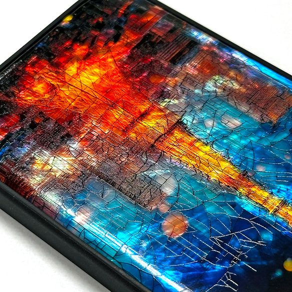 iPhone 17 16 東京タワー 夜景 螺鈿風 名入れ可 天然貝シェル 全機種対応 ケース 耐衝撃カバー 064 2枚目の画像