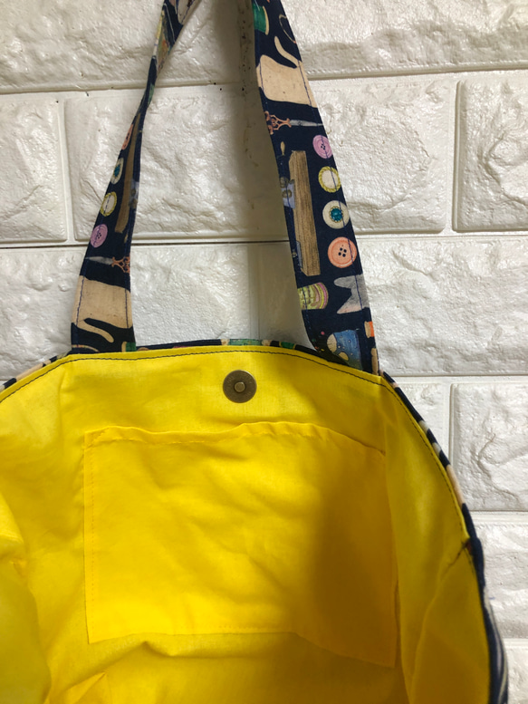 ❤️大人気yukiemonドレスメーカー柄でトートバッグ作成致します❤️ 3枚目の画像
