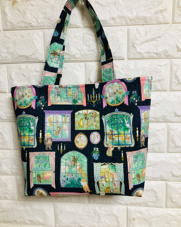 ❤️大人気yukiemonムービースタジオ柄でトートバッグ作成致します❤️ 1枚目の画像