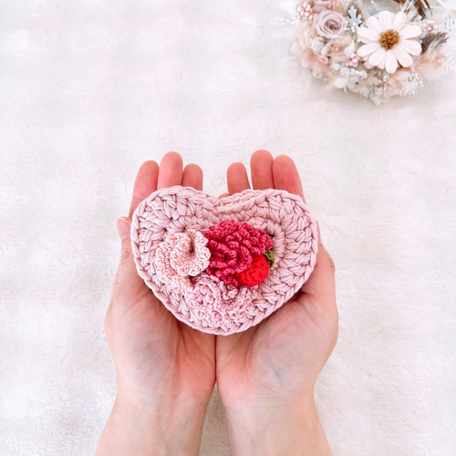 傷まない飾れるケーキ 母の日 小物入れ あみぐるみ かぎ針 手編み かぎ