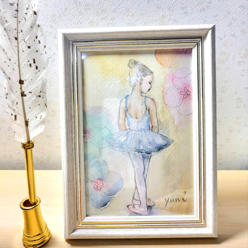 送料無料】 ｢バレリーナ｣ ◇額入り原画◇ 絵画 yuni 通販 19193873