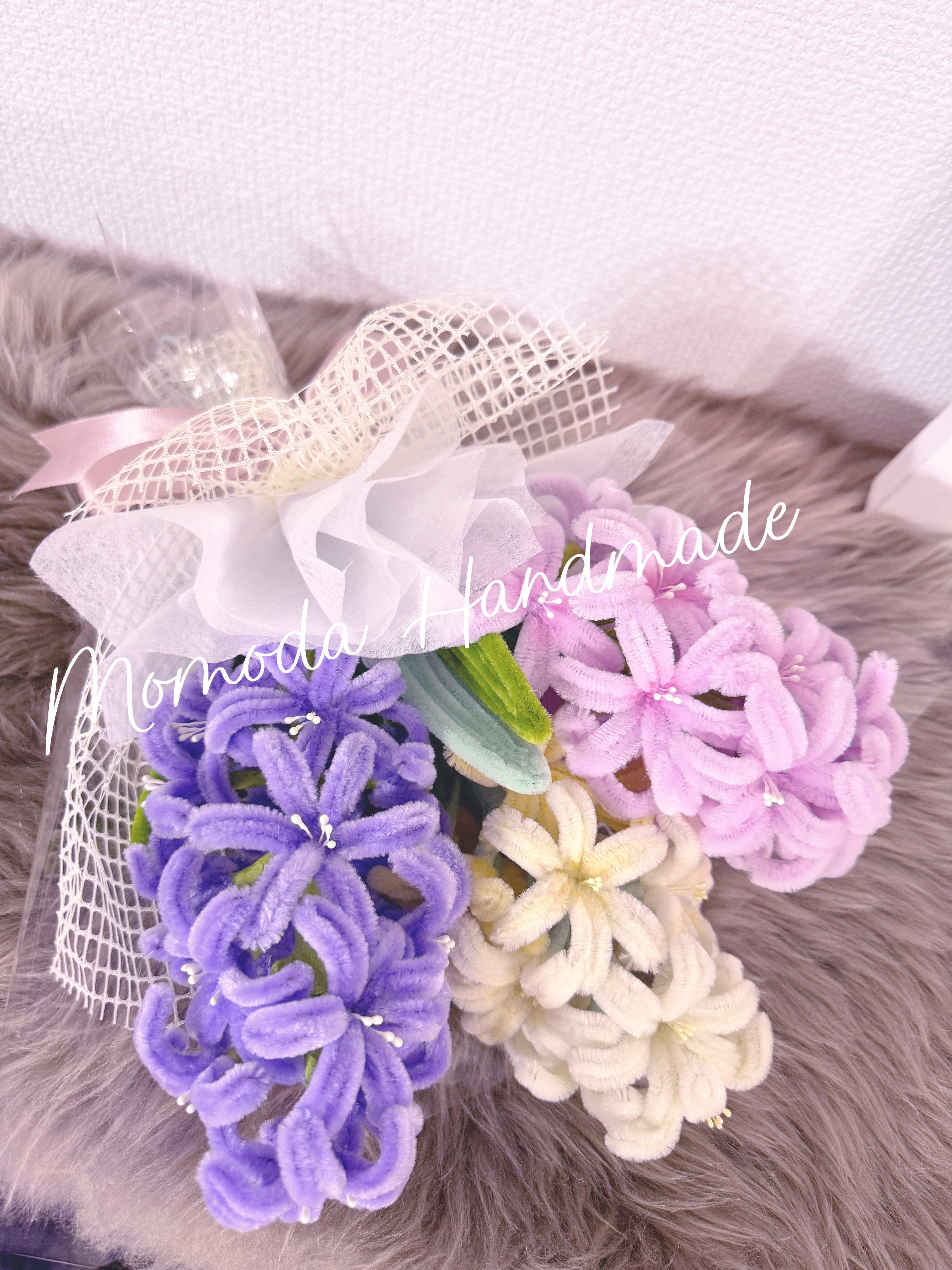 モールフラワー　春の花束　3点 fc839efca2d523ec31b32b74480a6e