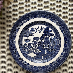 ジョンソンブラザーズ　ウィロー　お皿6枚セット Amazon.co.jp: Johnson Brothers ウィローブルー 11インチ