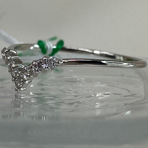 pt900 プラチナリング 天然ダイヤモンド 0.1ct サイズ12号 指輪