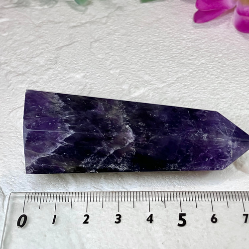 スモーキー アメジスト 紫水晶 煙水晶 レインボー ポリッシュ 原石