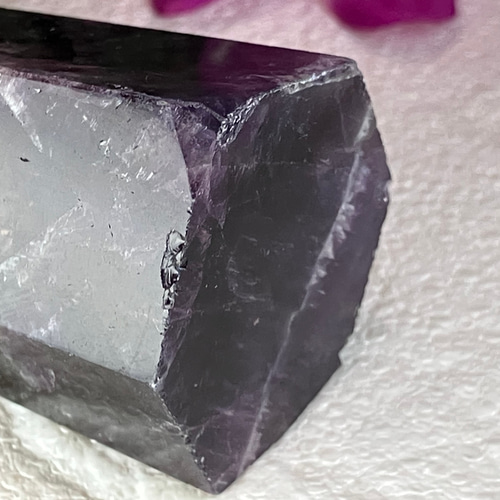 スモーキー アメジスト 紫水晶 煙水晶 レインボー ポリッシュ 原石