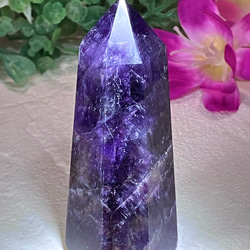 多層ファントム　スモーキーアメジスト　虹入り　紫水晶　天然石　ポリッシュポイント 多層ファントム スモーキーアメジスト 虹入り 紫水晶 天然石