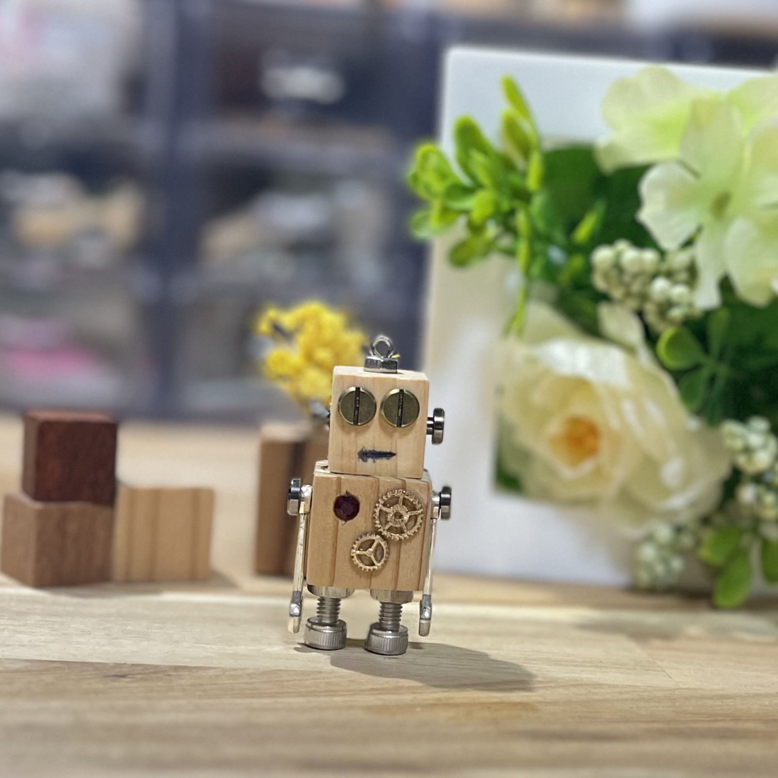 個性派パーツアート ハンドメイド ロボットチャーム 全22体セット まとめ売り