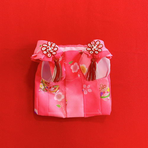 犬のお被布コート✨本格 犬用 七五三 金彩入り 犬服 ペット服