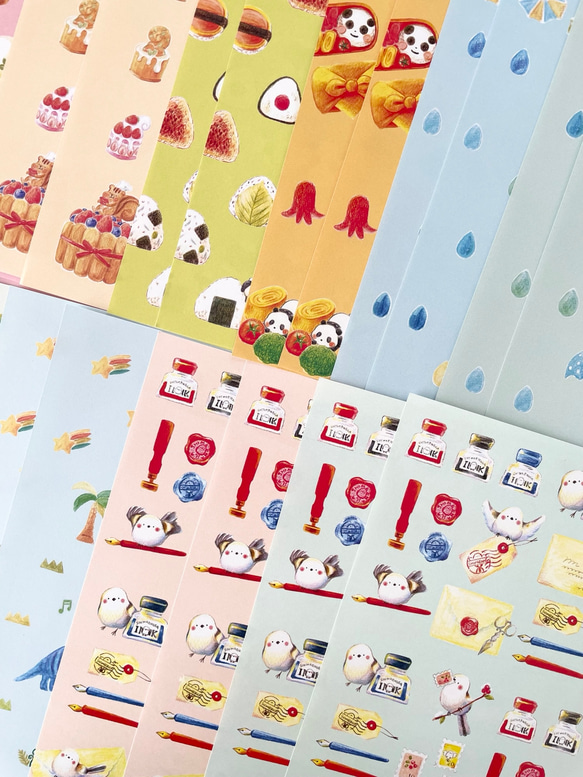 torisun便箋たっぷり20枚セット（便箋のみ） 9枚目の画像