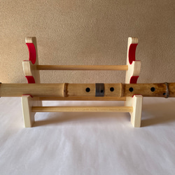 尺八 縦置き クリア その他インテリア雑貨 koubou-m 通販 16446322