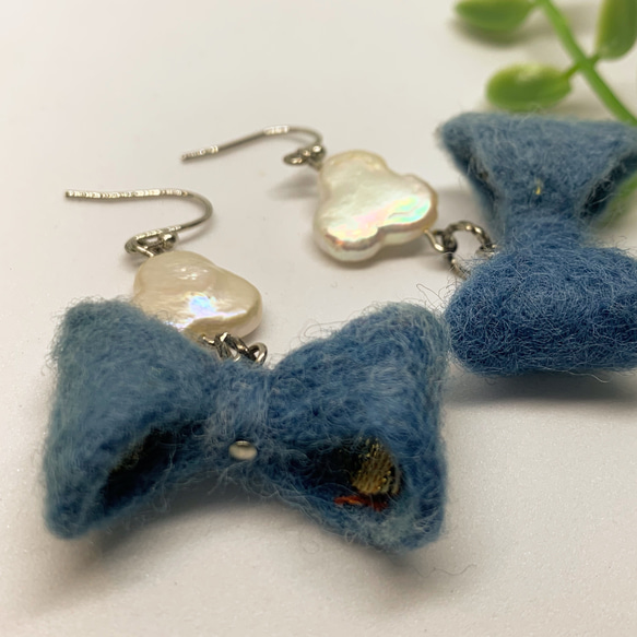 Pierced earring8 ‘Ribbon I’ 3枚目の画像