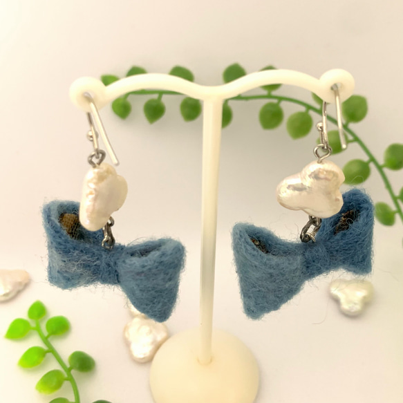 Pierced earring8 ‘Ribbon I’ 2枚目の画像