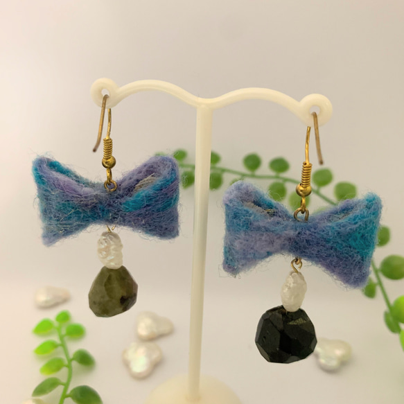 Pierced earring9 ‘Ribbon II’ 4枚目の画像