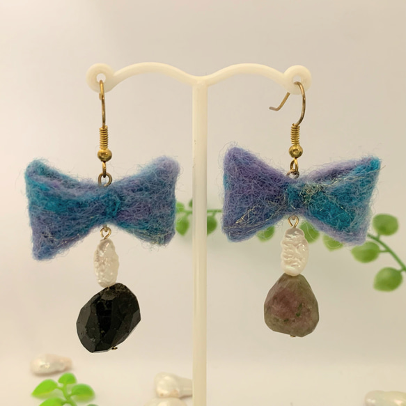 Pierced earring9 ‘Ribbon II’ 1枚目の画像