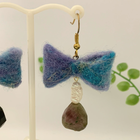 Pierced earring9 ‘Ribbon II’ 2枚目の画像