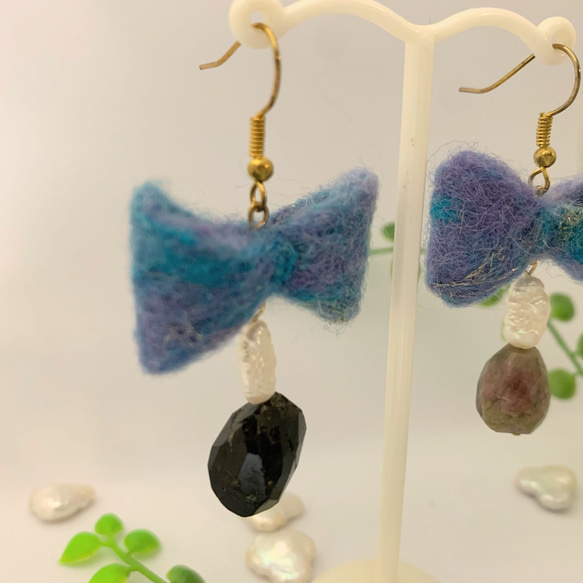 Pierced earring9 ‘Ribbon II’ 3枚目の画像