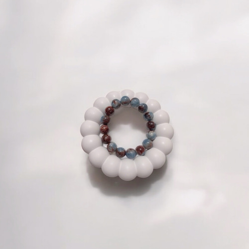 happy様　おまとめアイランドアクアマリン♡16ミリ　ブレスレット 高品質アイランドアクアマリン ブレスレット Lililas 月うさぎ 通販