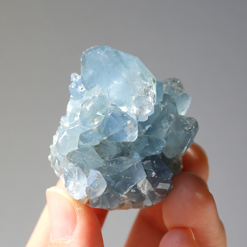 天空へと導く、、神秘の天然石☆セレスタイト　クラスター1点物 ミニ セレスタイト クラスター天青石 天使の石 鉱物 天然石 安眠