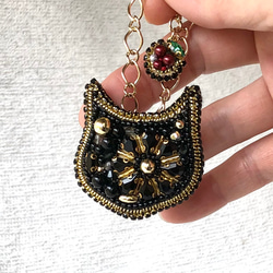 ビーズ刺繍　果物モチーフ　バッグチャーム　夏アクセサリー　6種のフルーツが実る ビーズ刺繍 果物モチーフ バッグチャーム アクセサリー 【6種の