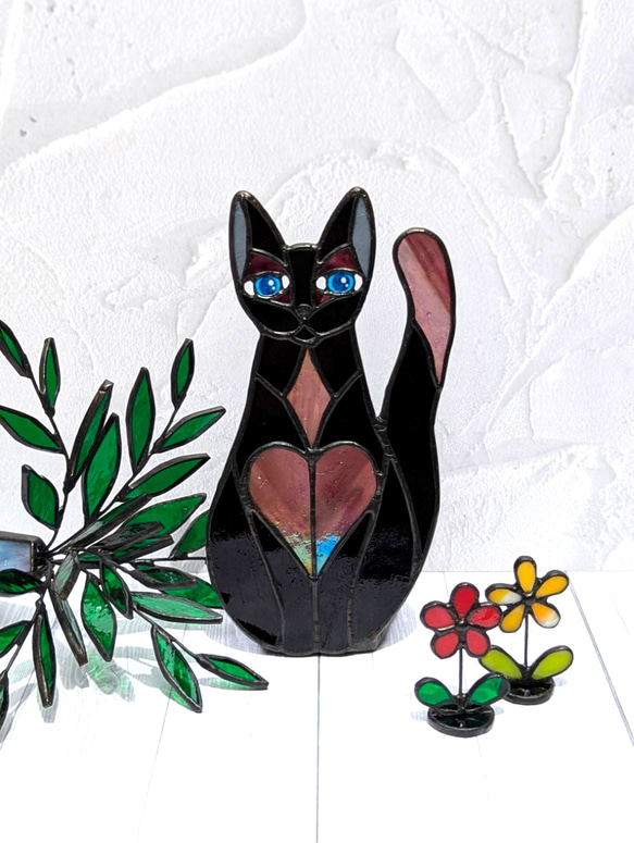  ヨルマ・ヴェンノラ Kissa ネコのガラスカード iittala ヨルマ・ヴェンノラ 